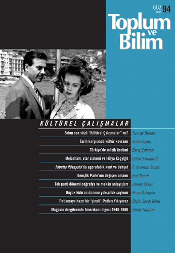 Toplum ve Bilim Sayı 94, 2002