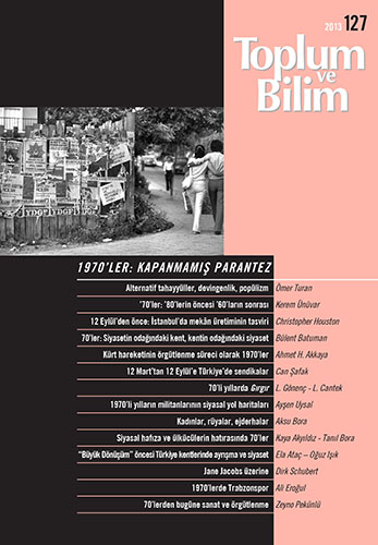 Toplum ve Bilim Sayı 127, 2013