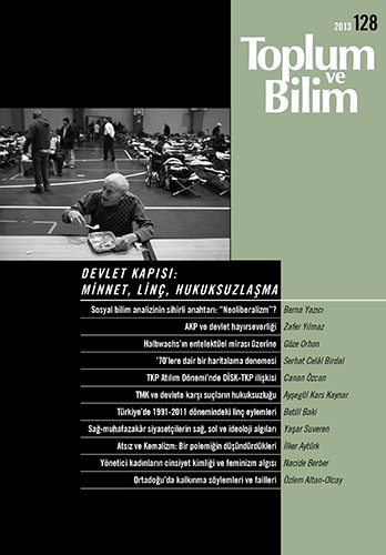 Toplum ve Bilim Sayı 128, 2013