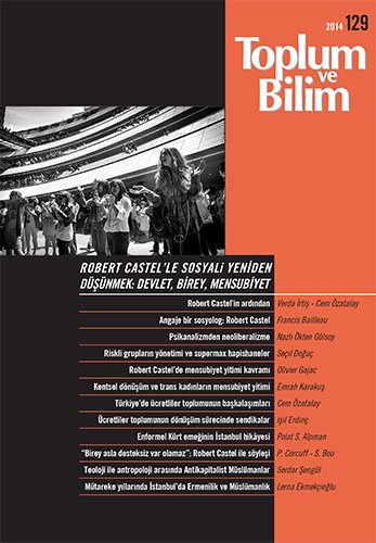Toplum ve Bilim Sayı 129, 2014