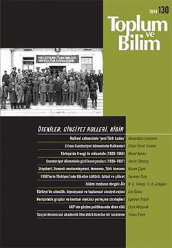 Toplum ve Bilim Sayı 130, 2014