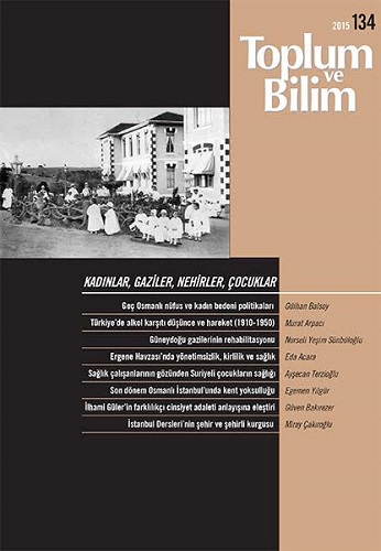 Toplum ve Bilim Sayı 134, 2015