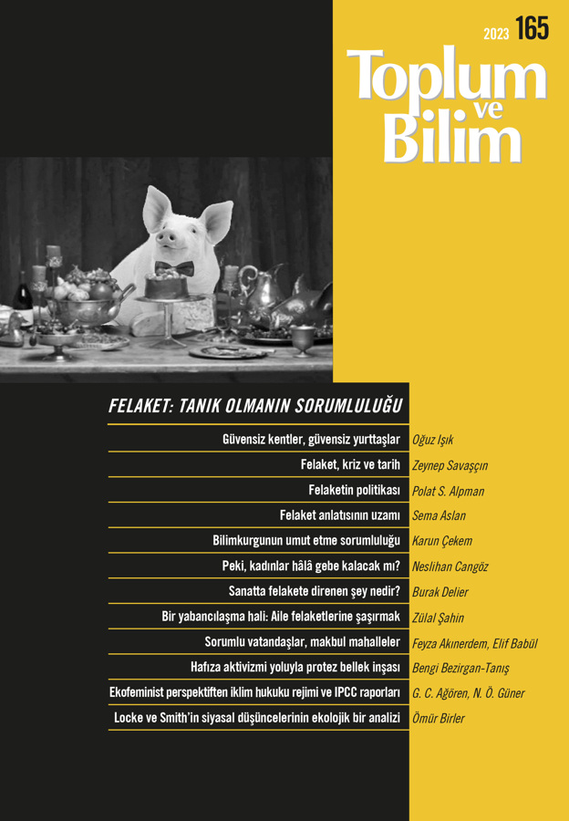 Toplum ve Bilim Sayı 165, 2023