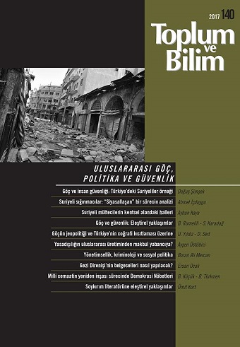 Toplum ve Bilim Sayı 140, 2017