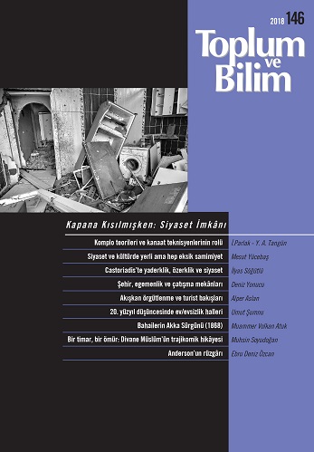 Toplum ve Bilim Sayı 146, 2018