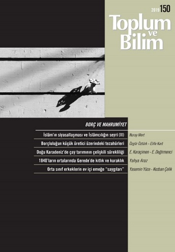 Toplum ve Bilim Sayı 150, 2019