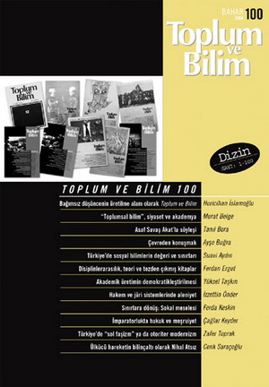 Toplum ve Bilim Sayı 100, 2004