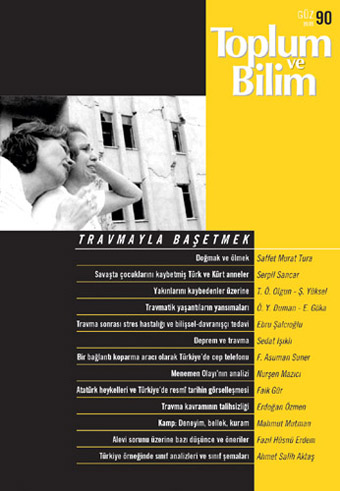 Toplum ve Bilim Sayı 90, 2001