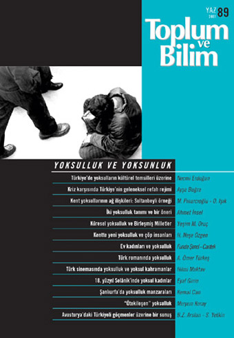 Toplum ve Bilim Sayı 89, 2001