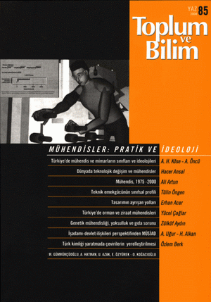 Toplum ve Bilim Sayı 85, 2000