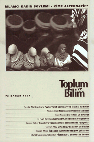 Toplum ve Bilim Sayı 72, 1997