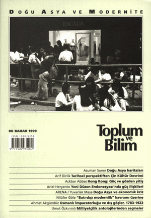 Toplum ve Bilim Sayı 80, 1999