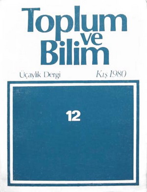 Toplum ve Bilim Sayı 12, 1980