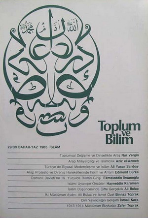 Toplum ve Bilim Sayı 29-30, 1985