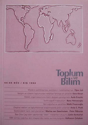 Toplum ve Bilim Sayı 64-65, 1994