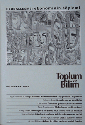 Toplum ve Bilim Sayı 69, 1996