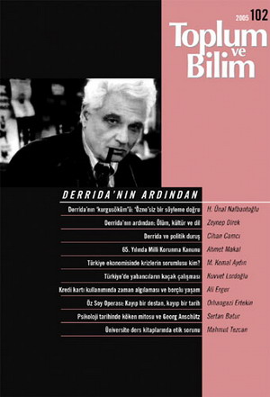 Toplum ve Bilim Sayı 102, 2005