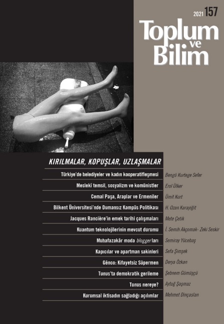 Toplum ve Bilim Sayı 157, 2021